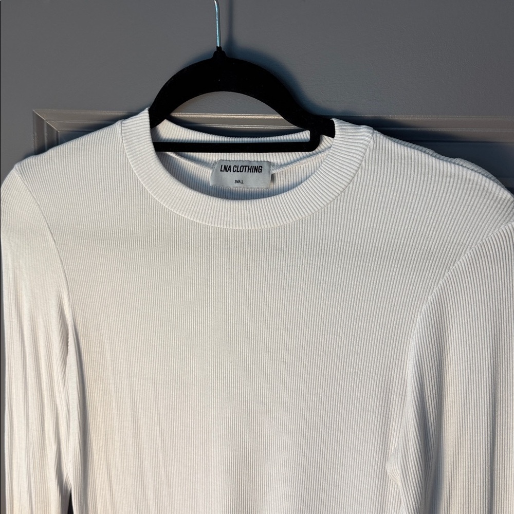 LNA Rilo Rib Long Sleeve Top - Picture 5 of 6